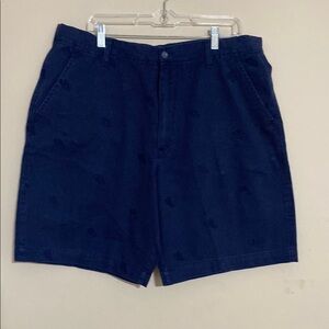 Madison Men's Navy Blue Shorts 38 chino vacation beach casual Y2K